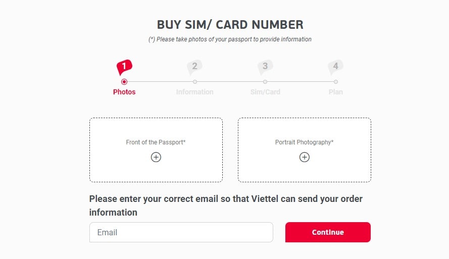 Procedure to buy Viettel tourist SIM of Vietnam