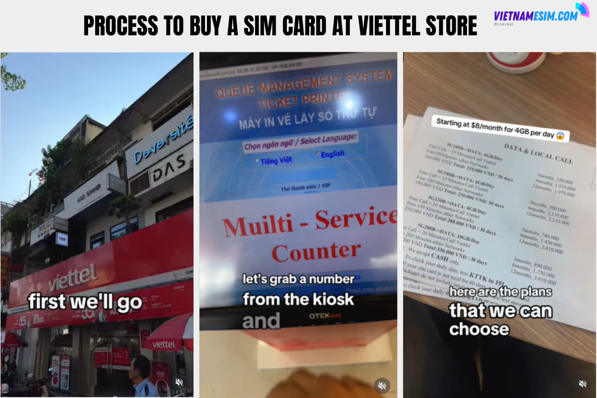 Steps to buy a SIM card at Viettel store in Ho Chi Minh city