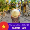 Vietnam eSIM GIGA120 4GB per day in 30 days