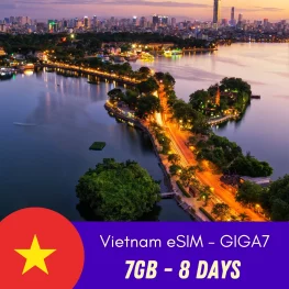GIGA7 - Vietnam eSIM 7GB for 8 days