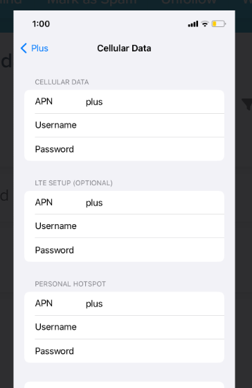 error related to APN not configured with Vietnam eSIM