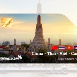 China Thailand Vietnam Kambodscha eSIM von Vietnamesim.com