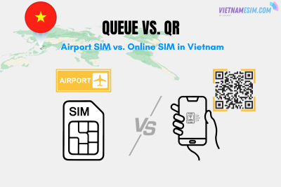 airport sim vs online sim - queue vs QR