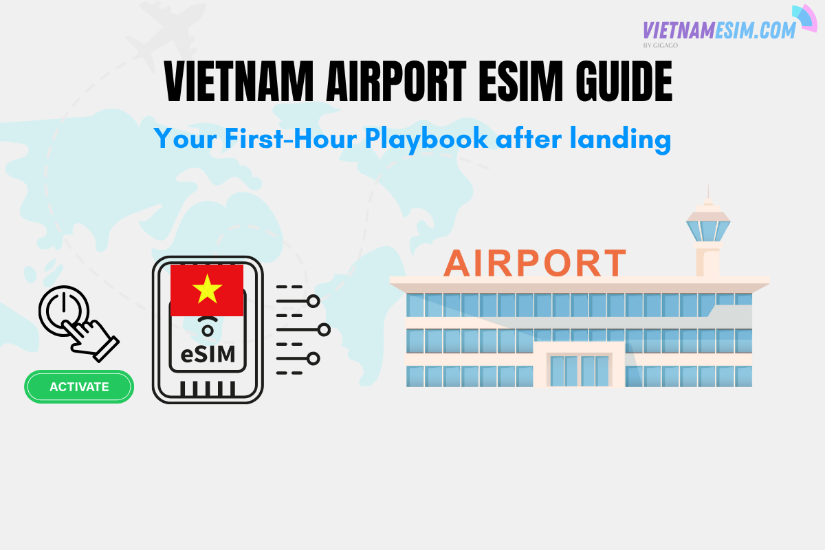 Vietnam airport eSIM setup guide