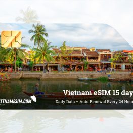 eSIM Vietnam 15 Tage