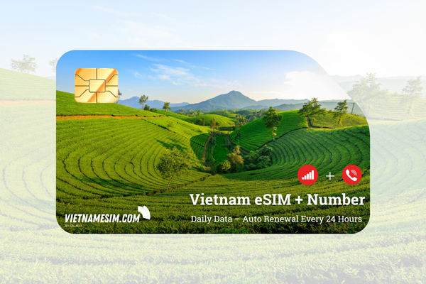 Vietnam esim with phone number Vietnam esim with phone number