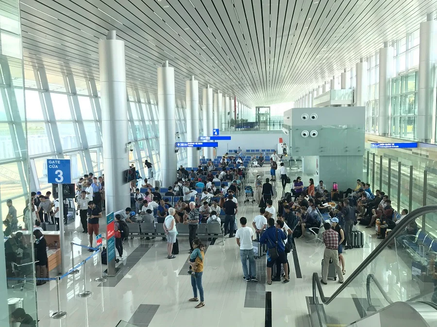 Phu Quoc airport arrivals hall
